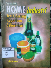 Image of Home Industri Jenis Barang Keperluan Sehari -hari